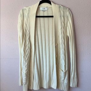 Cream cardigan